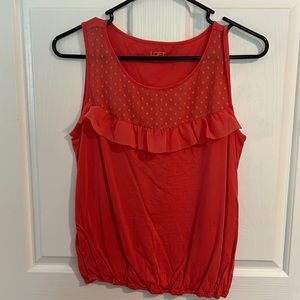 Sleeveless small shirt Loft outlet